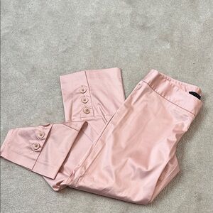 The Limited Blush Pink Cropped Wide-Leg Pants